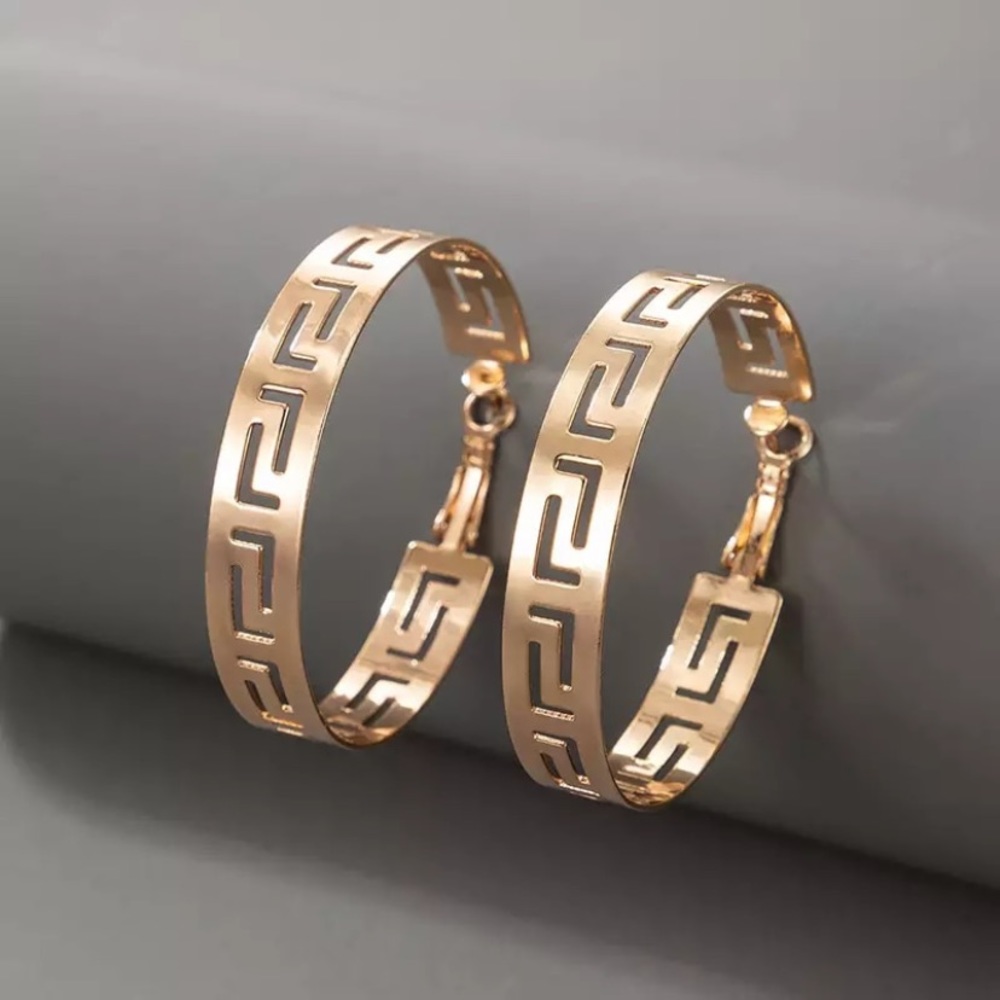 GOLD plated Hoop Earrings
